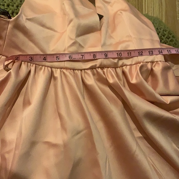 NWT pink Rachel Zoe Deep V Halter Dress size 6 - Picture 6 of 10